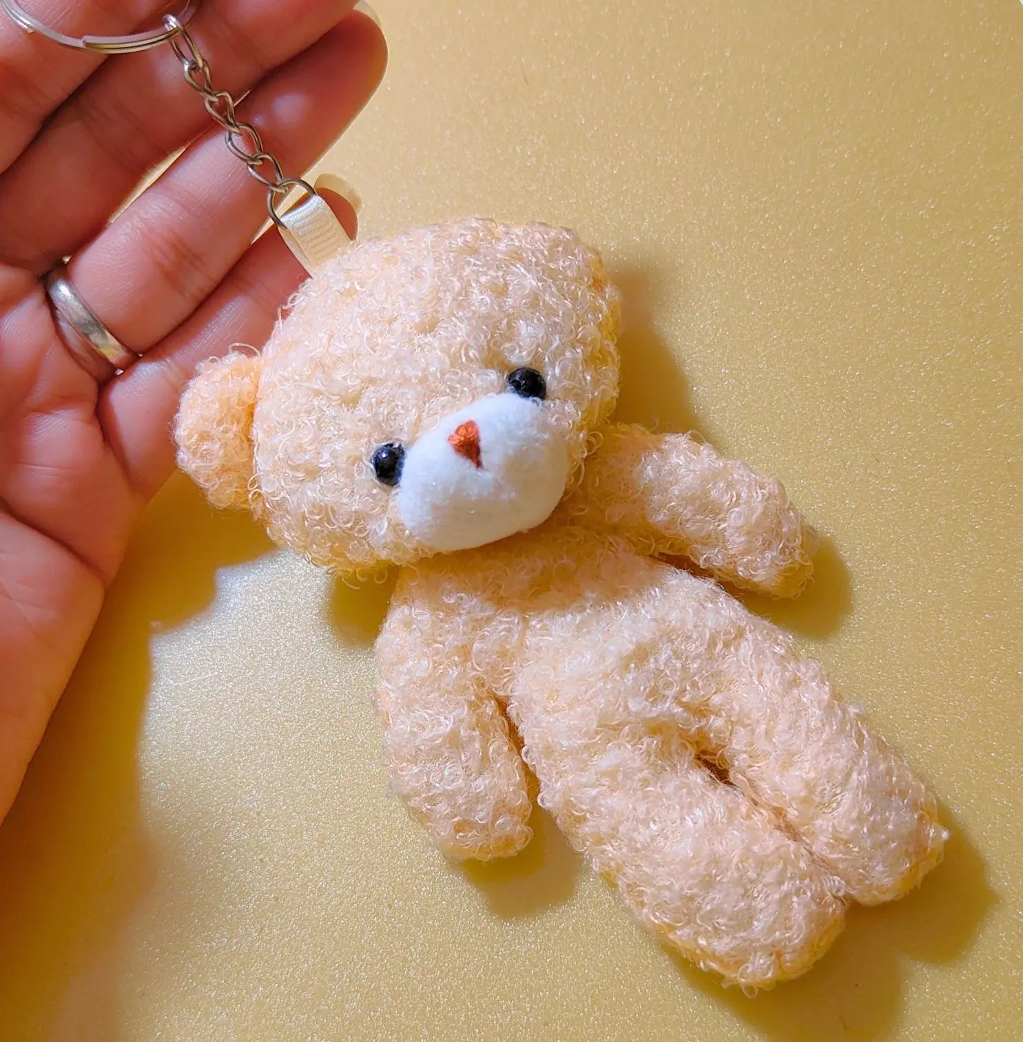 Plush Teddy Bear Keychain